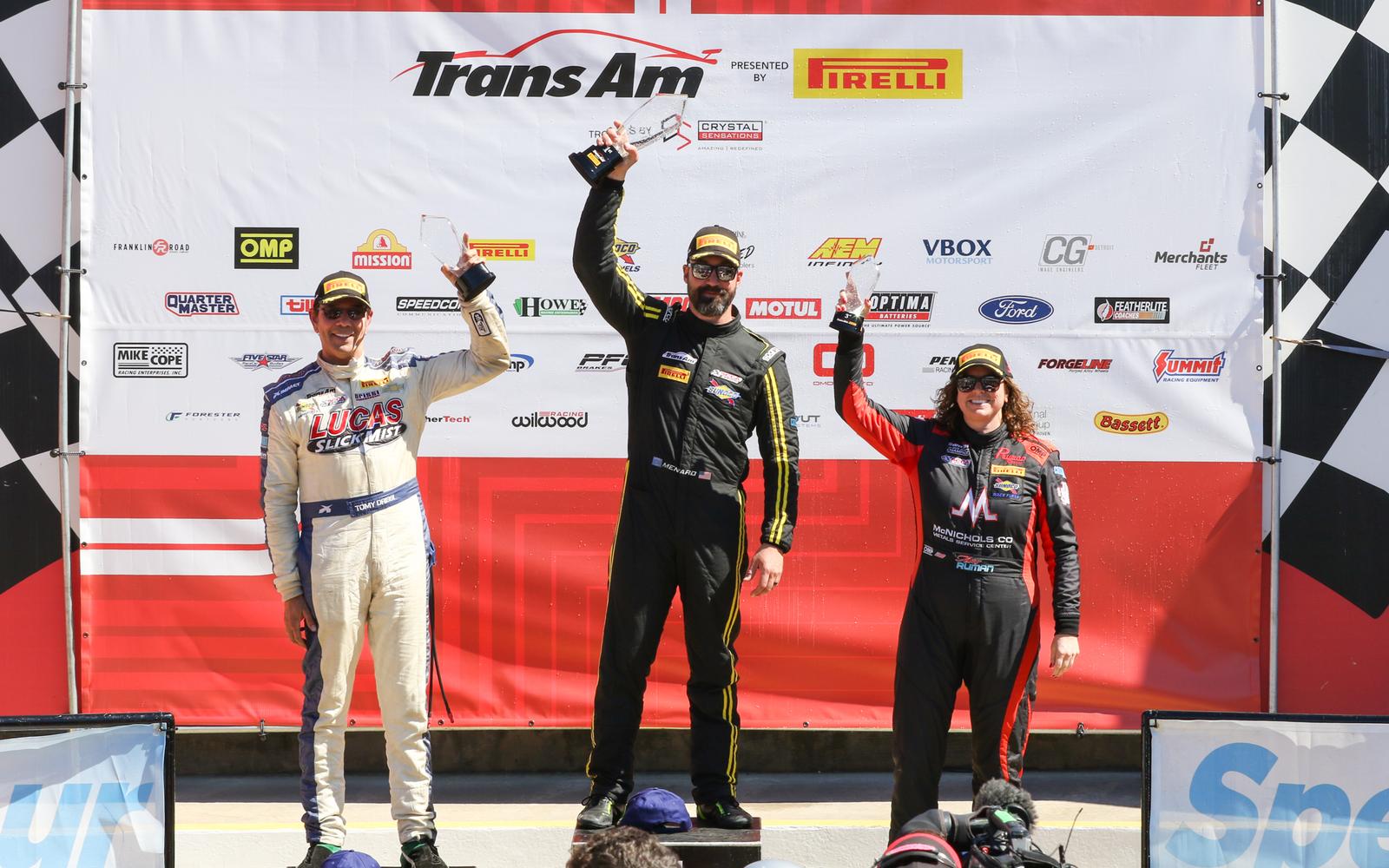 Perfect Weekend for Showtime Motorsports as Paul Menard Captures Trans Am Win at Charlotte